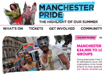 Visit official Manchester Pride website