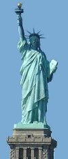 The Statue of Liberty - One of many famous New York landmarks